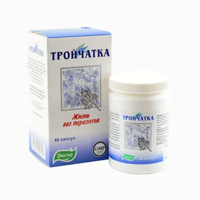 Přípravek proti parazitům - Trojčatka - Evalar - 40 tablet