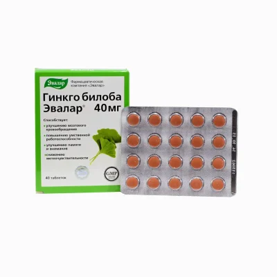 Ginkgo Biloba – Evalar - 40 mg