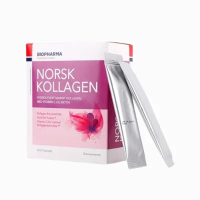 Hydrolyzovaný mořský kolagen s vitamínem C a biotinem - Norsk Kollagen - Biopharma - 25x5 g