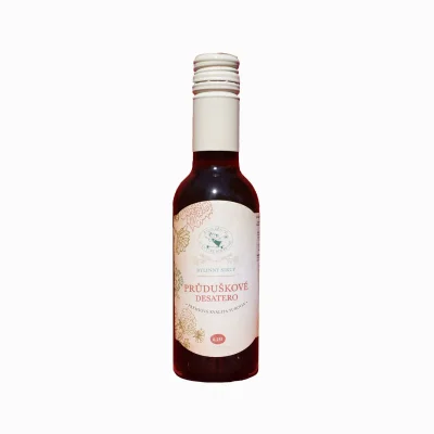 Sirup "Průduškové desatero" - Bylinkářství u Chytré Horákyně - 250 ml