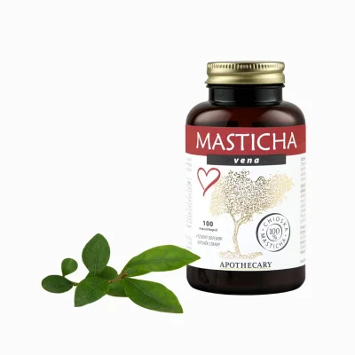 Masticha Vena při problémech s vysokým tlakem a cholesterolem – 100 tablet