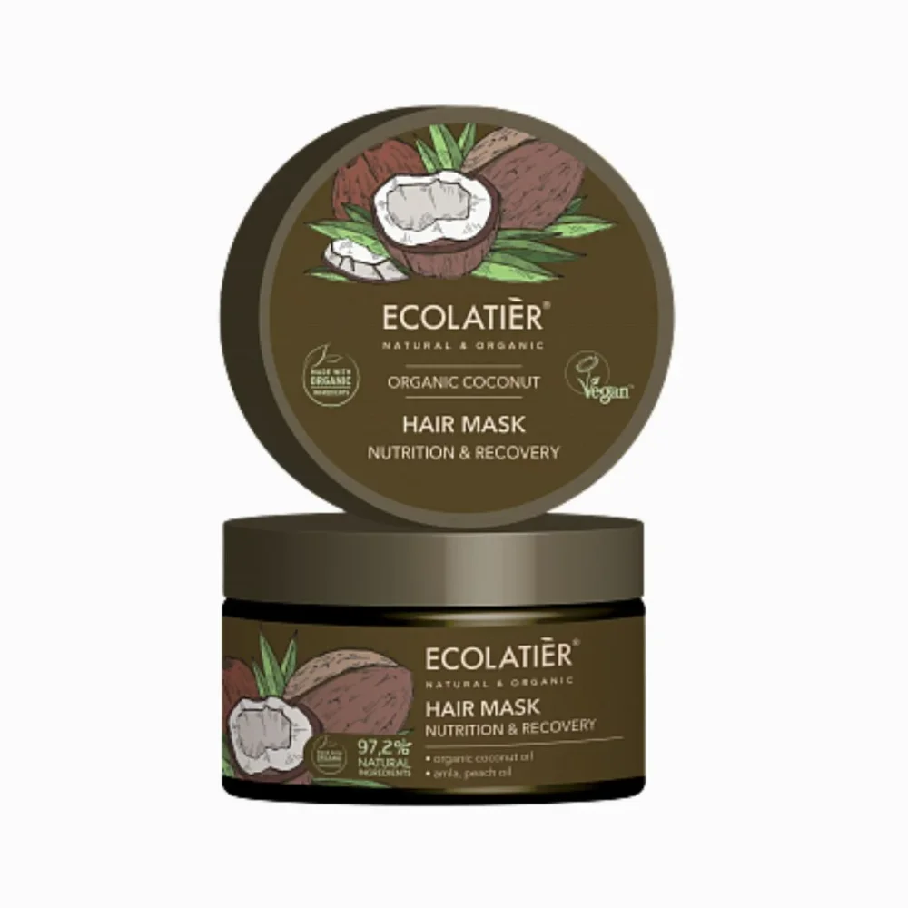 Maska na vlasy Kokos - vyživuje a regeneruje vlasy - EcoLatier Organic - 250ml