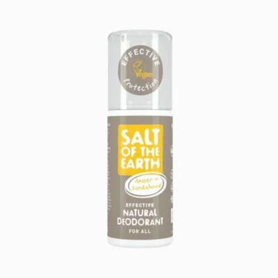 Přírodní krystalový deodorant ve spreji - jantar, santalové dřevo - Salt of the Earth - 100 ml