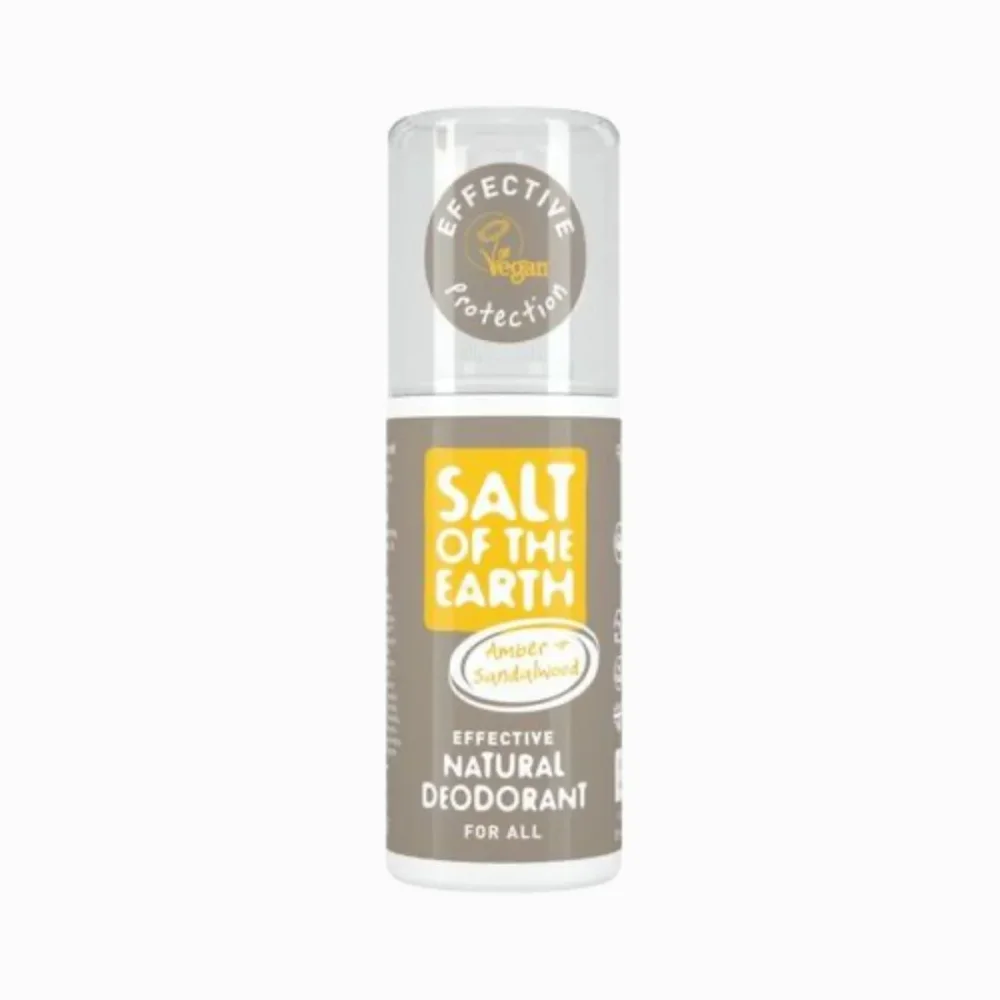 Přírodní krystalový deodorant ve spreji - jantar, santalové dřevo - Salt of the Earth - 100 ml