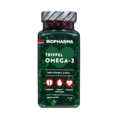 Trippel Omega 3 - Biopharma - 144 kapslí
