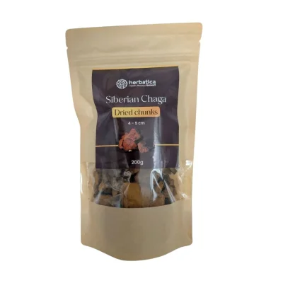 Čaga sibiřská sušené kousky (4-5 cm) - 200g - Herbatica