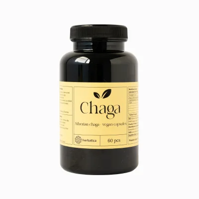 Zvýhodněný set: 2 x Sibiřská čaga - 60 veganských kapslí (300mg/ kapsle) - Herbatica