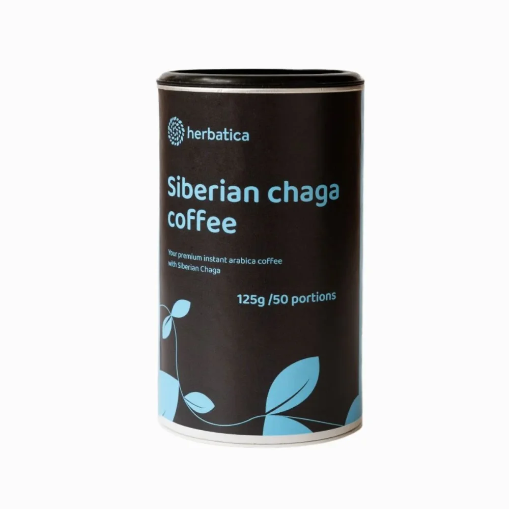 Sibiřská čaga s prémiovou instantní kávou arabica - 125g - Herbatica
