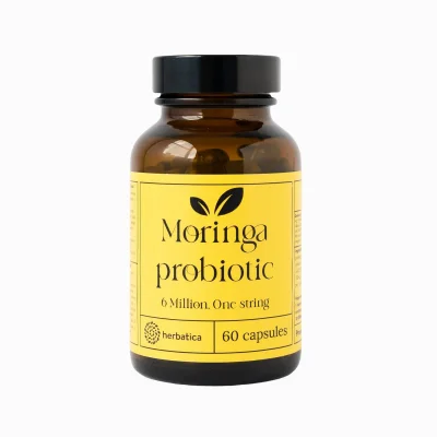 Probiotika z moringy - 6 milionů, jeden kmen - 60 kapslí - Herbatica