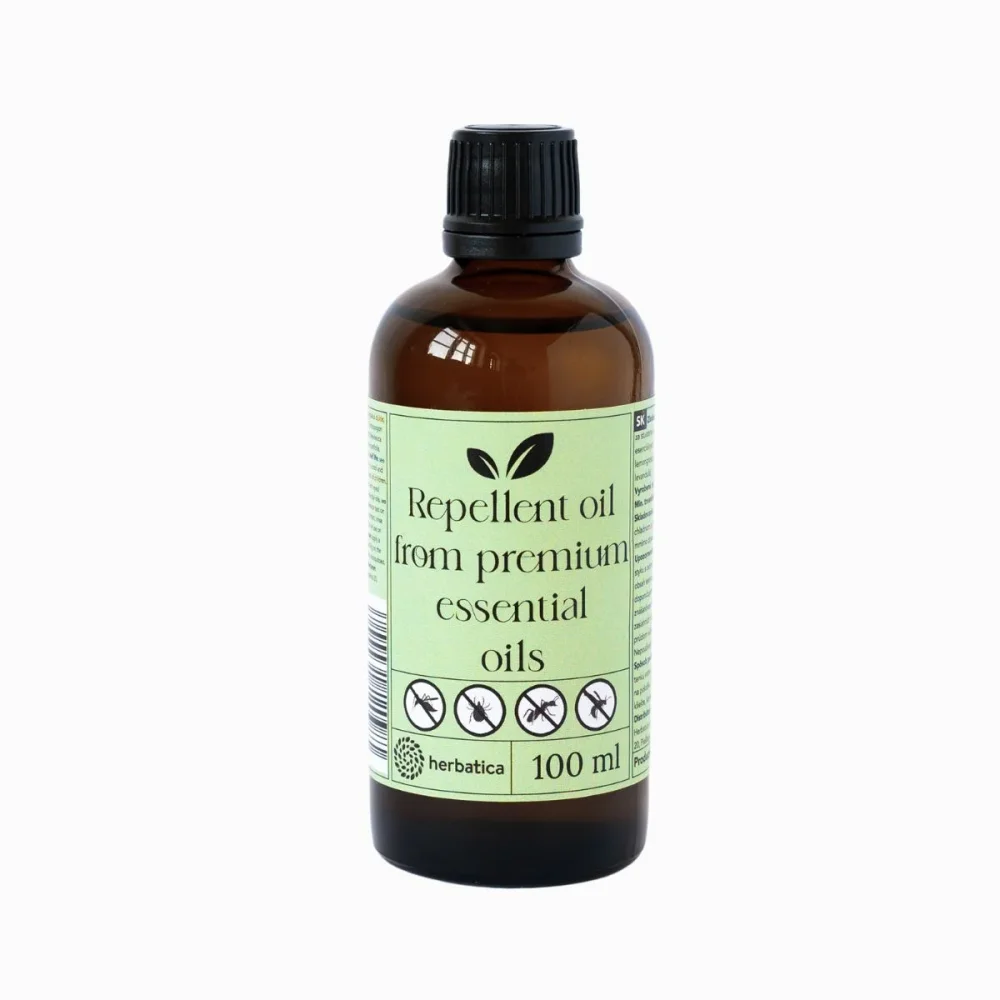 Olejový repelent z prémiových esenciálních olejů - 100 ml - Herbatica