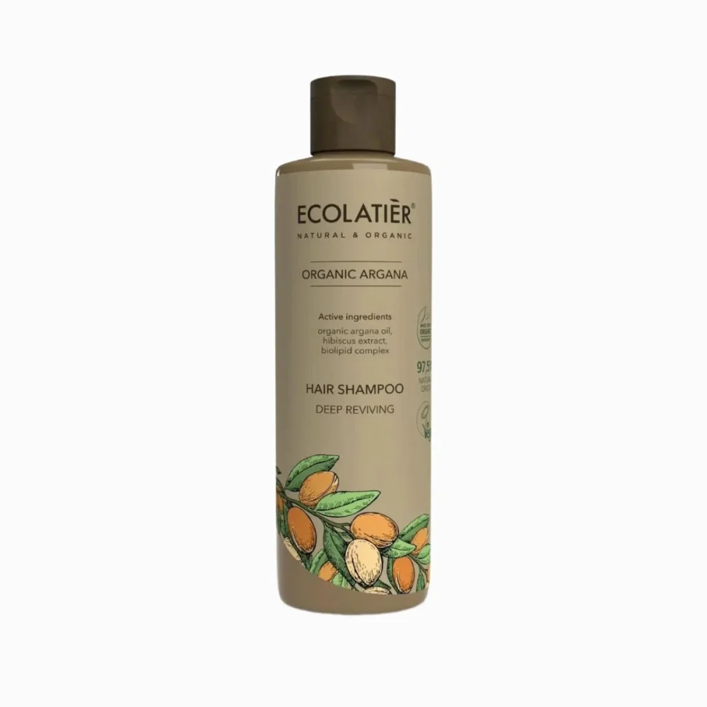 Šampon na vlasy hloubkově vyživující Organic Argana - 250 ml - Ecolatier