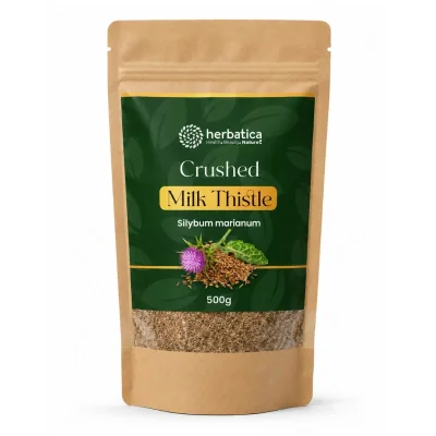 100% jemně drcený ostropestřec mariánský - 500g - Herbatica