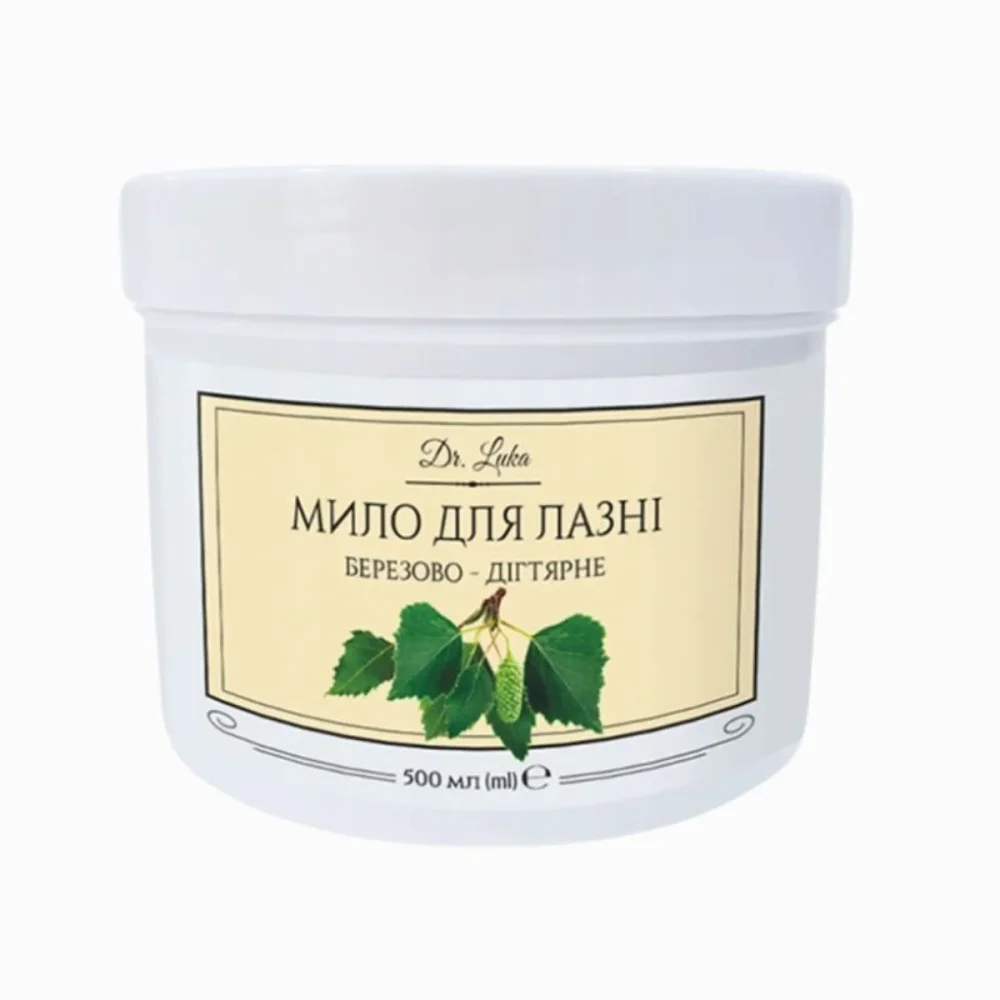 Krémové mýdlo z březového dechtu na tělo a vlasy - 500 ml - Dr.Luka