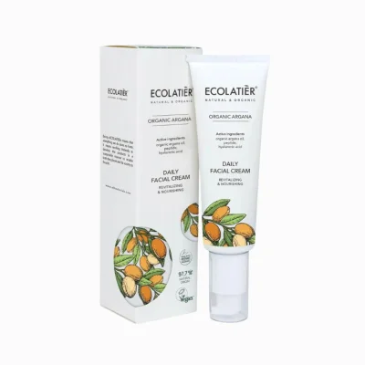 Revitalizační a výživný denní krém Organic Argana - 50ml - Ecolatier
