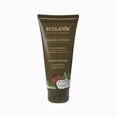 Bio kokosový regenerační krém na nohy - 100 ml -Ecolatier