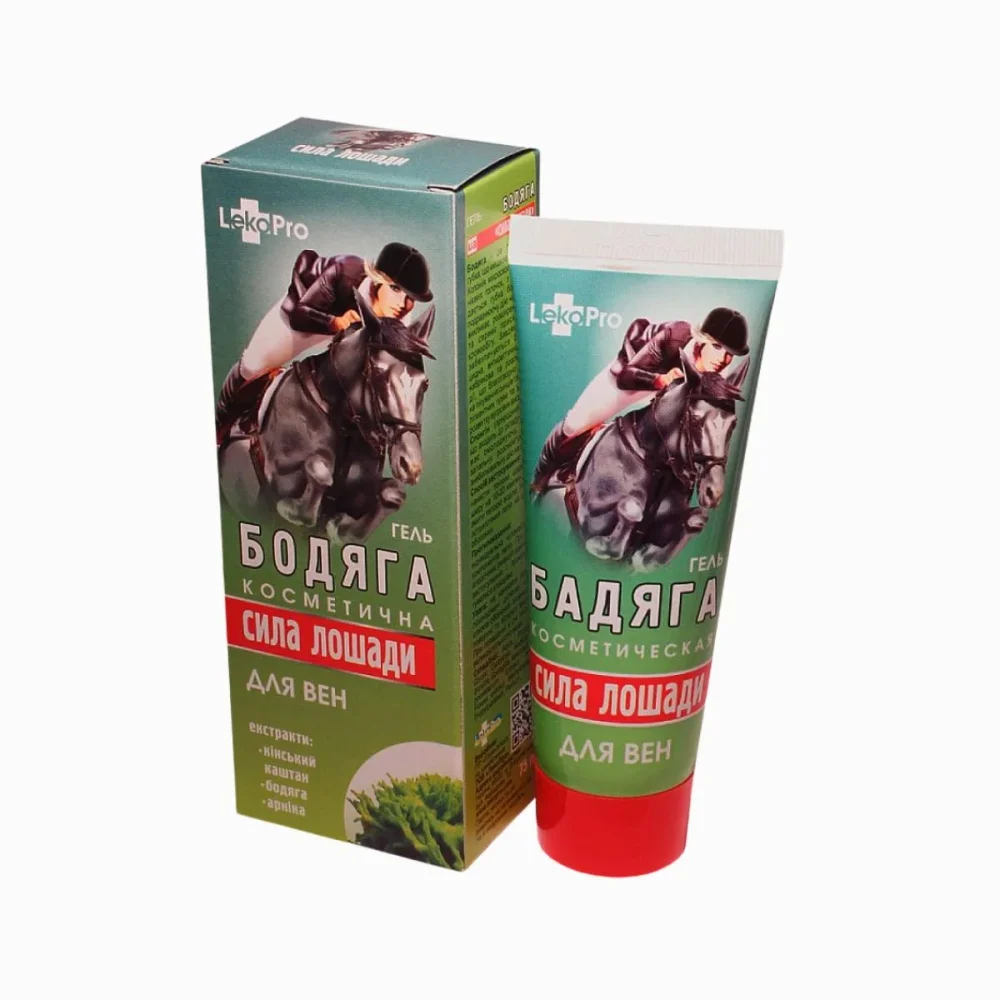 KOŇSKÁ SÍLA gel Badiaga na jizvy, hematomy, otoky - 75 ml - LekoPro