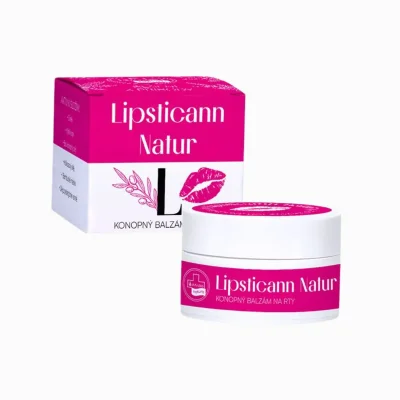 LIPSTICANN NATUR konopný balzám na rty se včelím voskem - 15 ml - Annabis