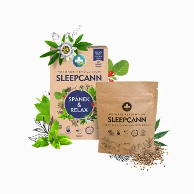 SLEEPCANN SPÁNEK A RELAXACE doplněk stravy - 60 tablet - Annabis