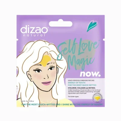 Hydrogelová náplast na čelo s kyselinou hyaluronovou, kolagenem a retinolem - 8g x 5ks- Dizao