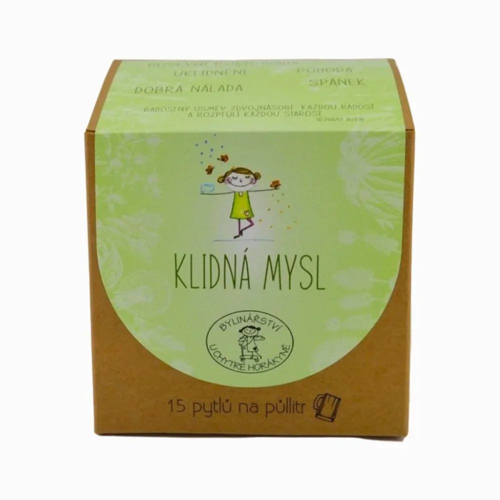 Porcovaný bylinný čaj "Klidná mysl"- 45g (15x3g) - Bylinářství U Chytré horákyně
