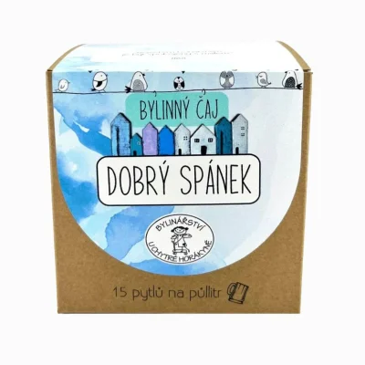 Porcovaný bylinný čaj Dobrý spánek - 45g (15x3g)- Bylinářství U Chytré horákyně