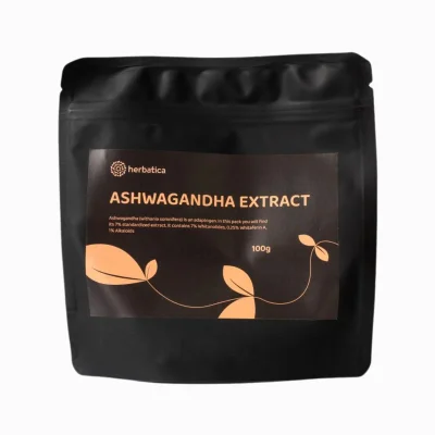 Zvýhodněný set: 2 x Ashwagandha prášek z kořene, 7% extrakt - 100 g - Herbatica