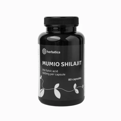 Zvýhodněný set: 2 x Shilajit - čištěné mumio premium (500mg) - 80 kapslí - Herbatica