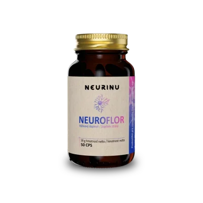 NEURINU Neuroflor probiotika pro psychickou rovnováhu – 50 kapslí