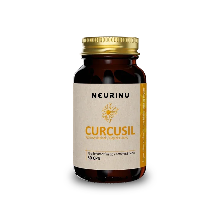 NEURINU Curcusil pro mysl v harmonii, tělo bez zánětů – 50 kapslí