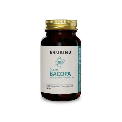 NEURINU Super BACOPA pro vyťaženou mysl – 50 kapslí