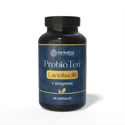 ProBio Laktobacily 10 & Enzymy - 60 kapslí - Herbatica