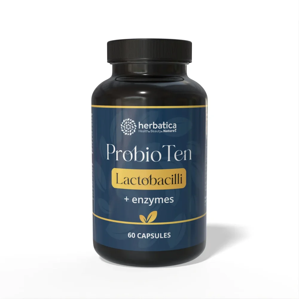ProBio Laktobacily 10 & Enzymy - 60 kapslí - Herbatica