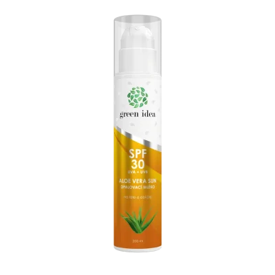 Aloe vera sun - opalovací mléko SPF 30 200 ml - Green idea