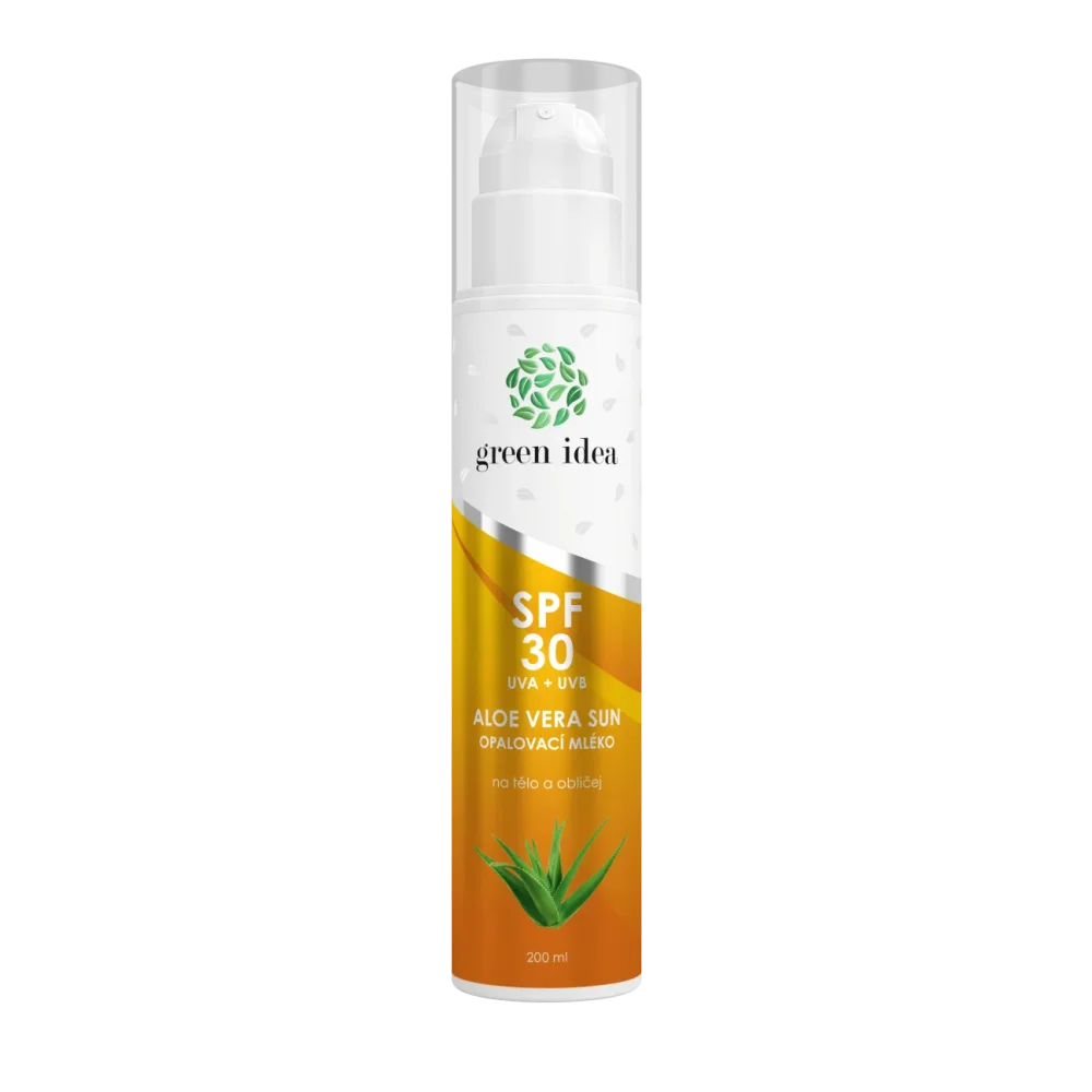 Aloe vera sun - opalovací mléko SPF 30 200 ml - Green idea