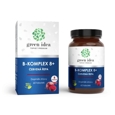 B-komplex 8+ červená řepa - tobolky 60 ks - Green idea