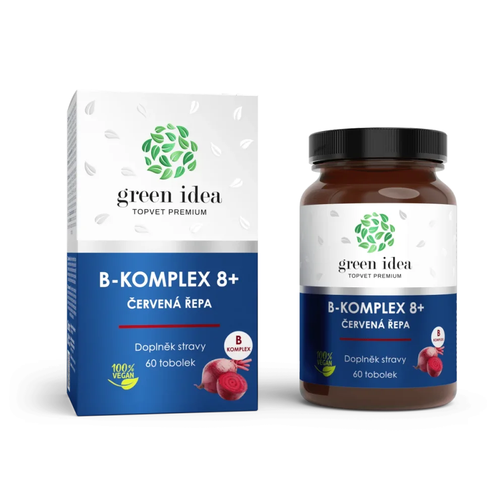 B-komplex 8+ červená řepa - tobolky 60 ks - Green idea