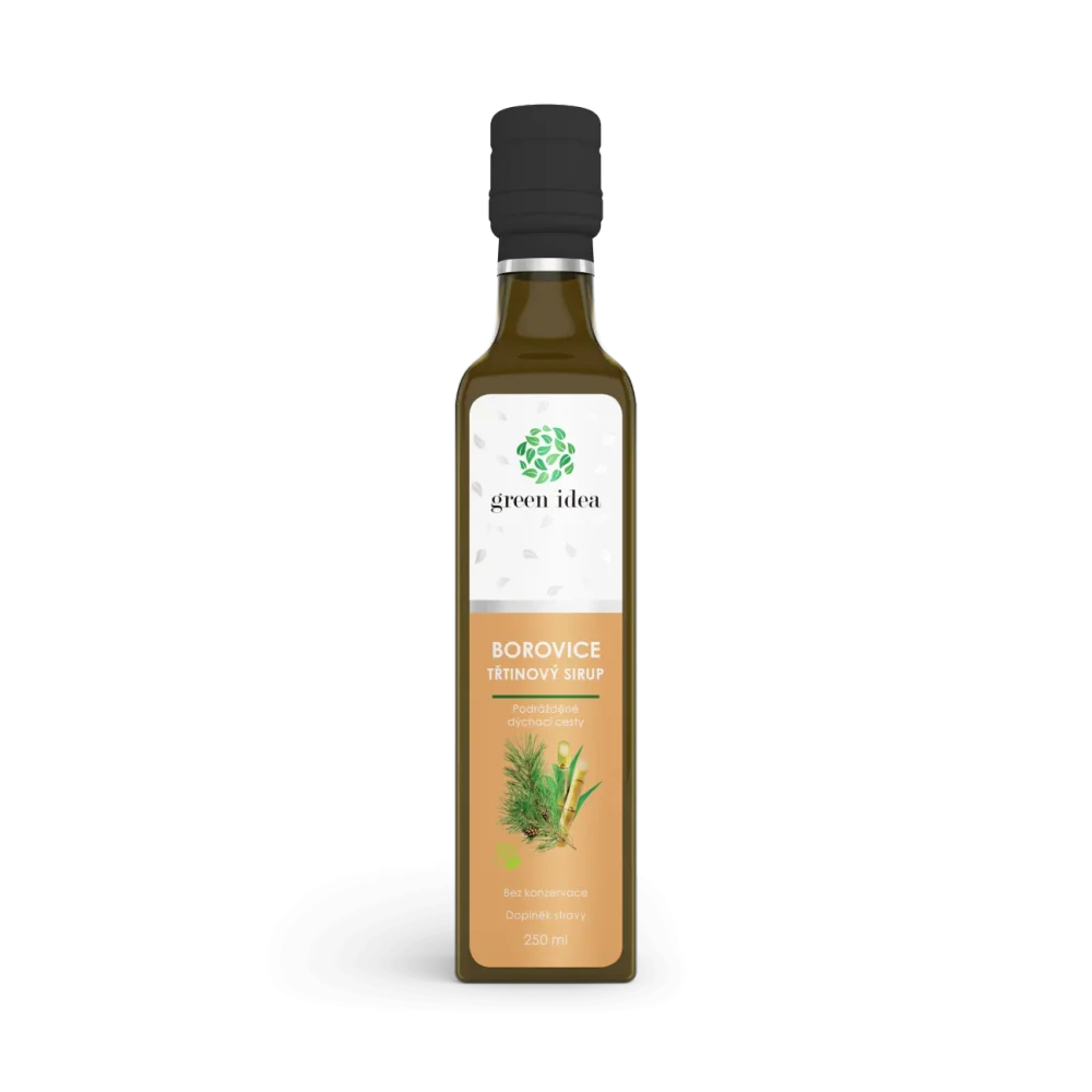 Borovicový sirup - třtinový 250 ml - Green idea
