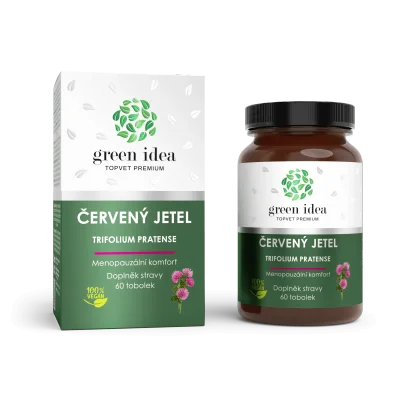 Červený jetel - tobolky 60 ks - Green idea