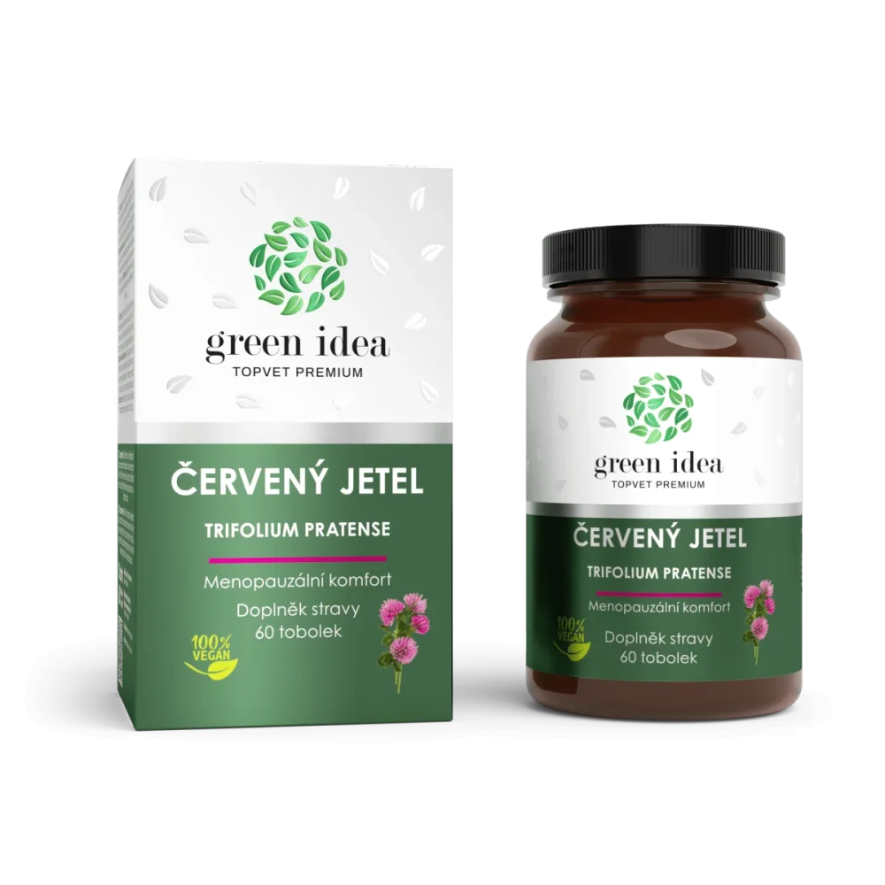 Červený jetel - tobolky 60 ks - Green idea