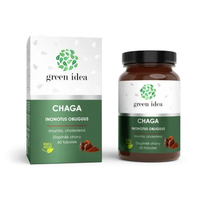 Chaga - tobolky 60 ks - Green idea