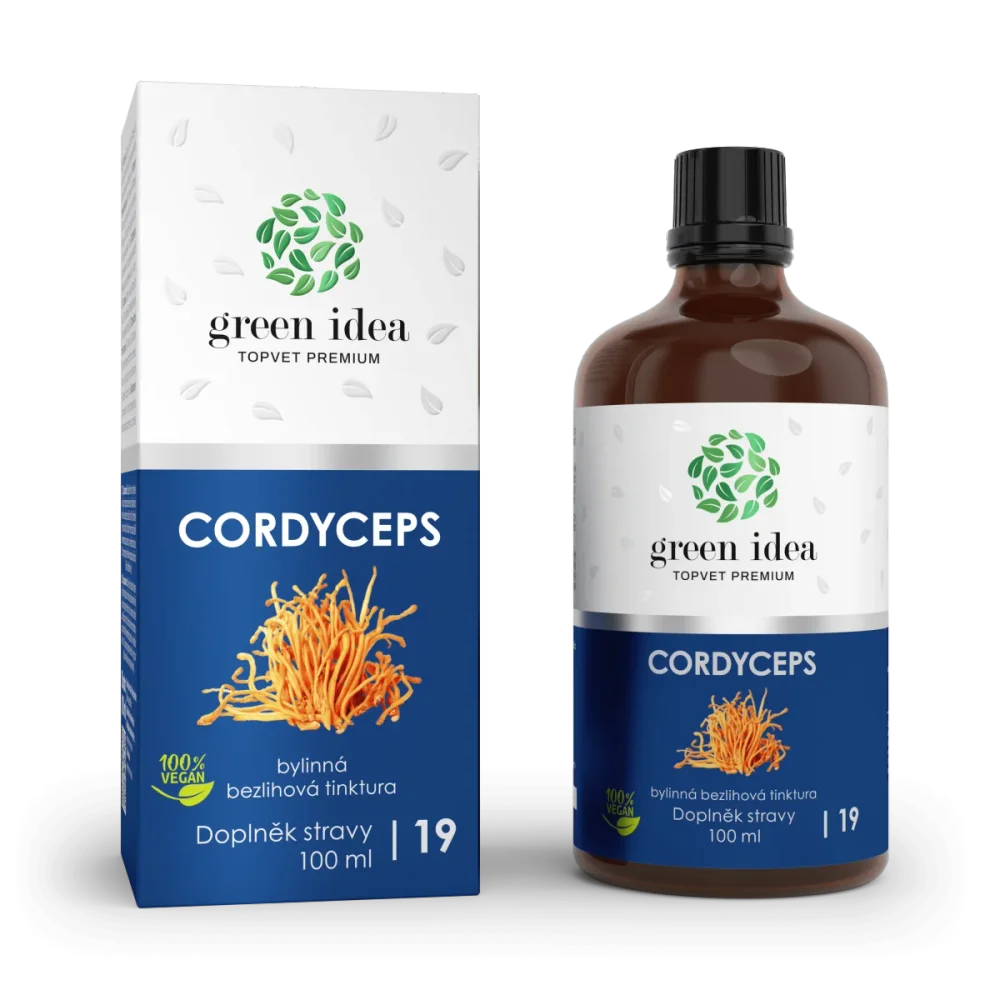 Cordyceps - bezlihová tinktura 100 ml - Green idea