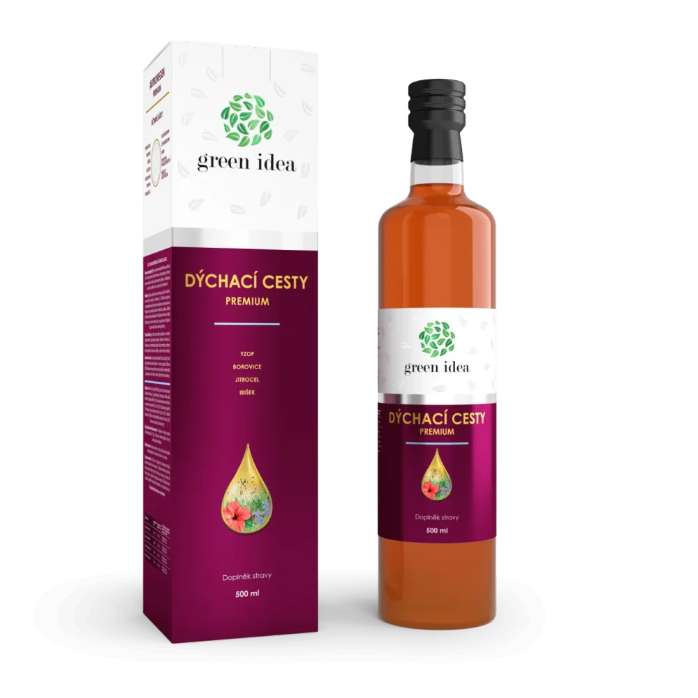 Dýchací cesty premium 500 ml - Green idea