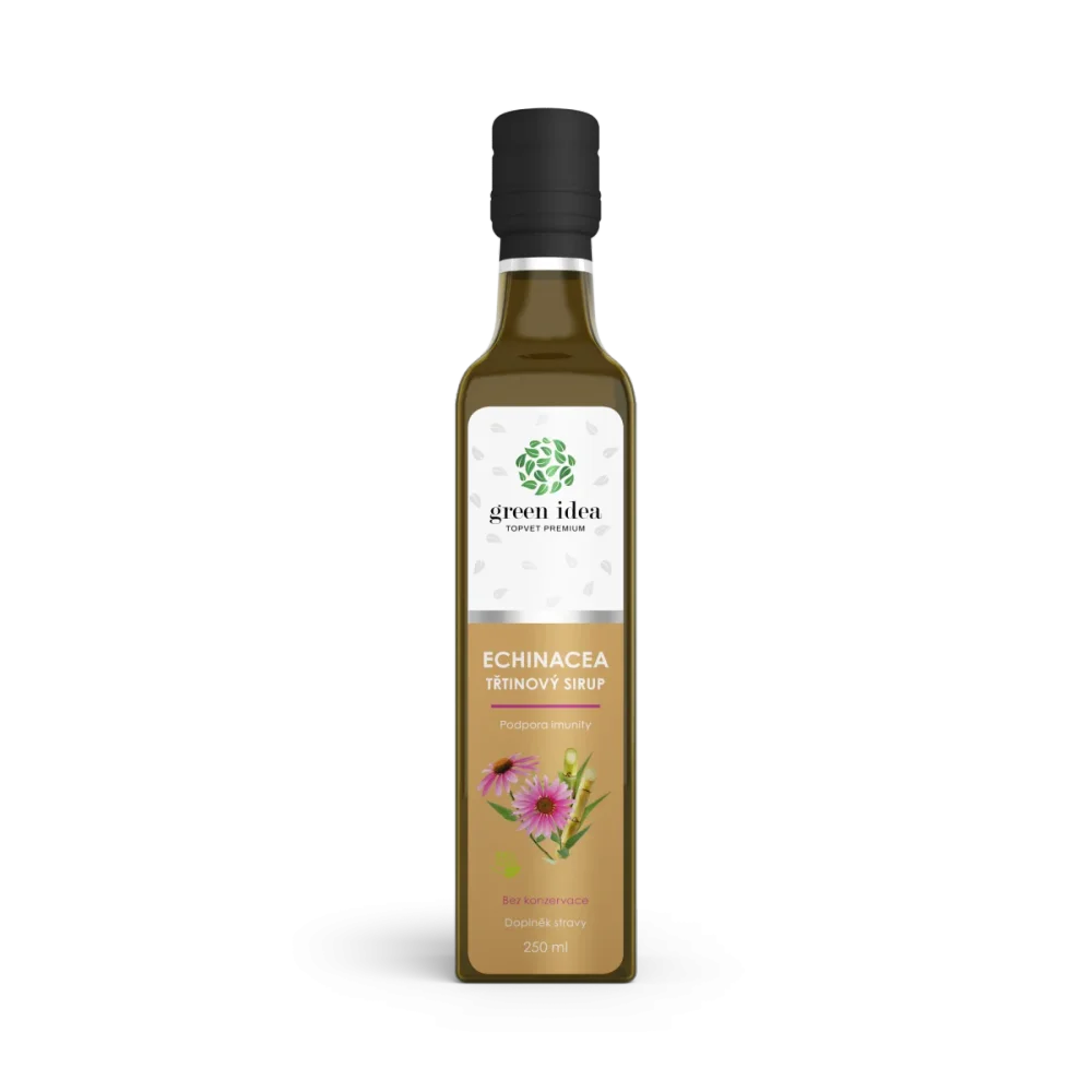 Echinacea sirup - třtinový 250 ml - Green idea