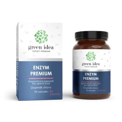 Enzym Premium - tobolky 90+20 zdarma 110 ks - Green idea