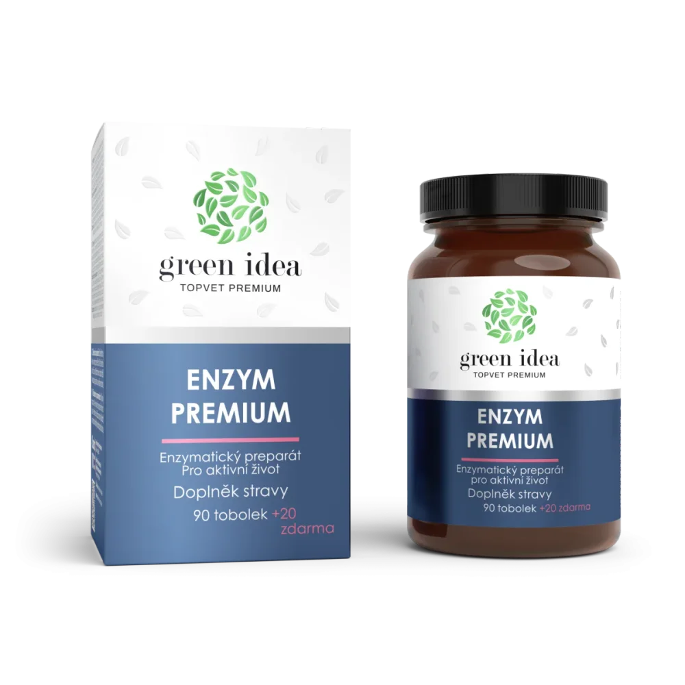 Enzym Premium - tobolky 90+20 zdarma 110 ks - Green idea