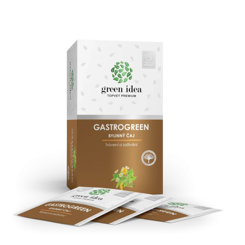 Herbex Gastrogreen - bylinný čaj 20 sáčků - Green idea