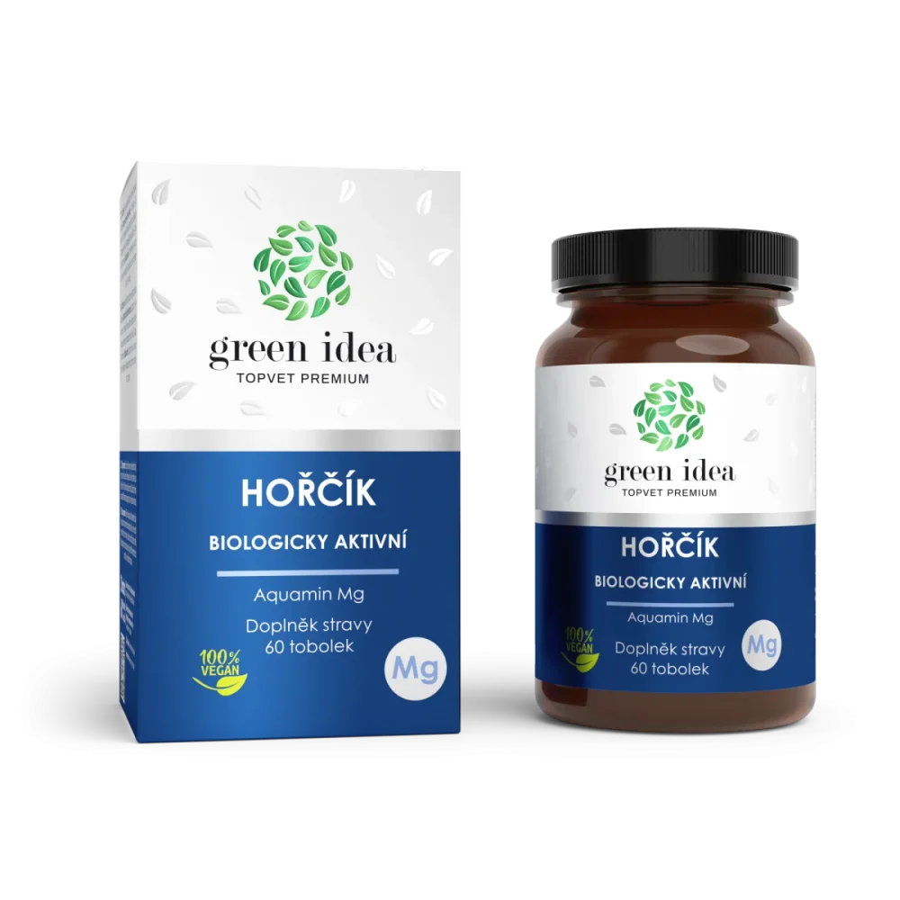 Hořčík - Aquamin - tobolky 60 ks - Green idea