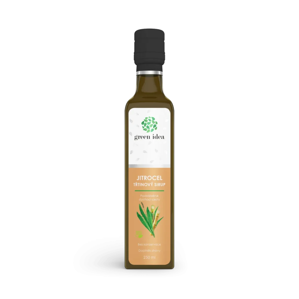 Jitrocelový sirup - třtinový 250 ml - Green idea