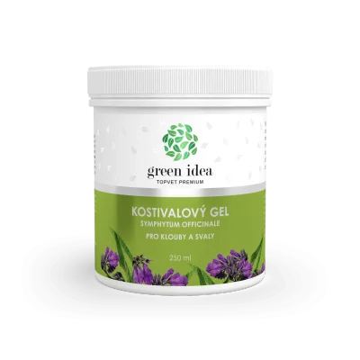 Kostivalový masážní gel 250 ml - Green idea