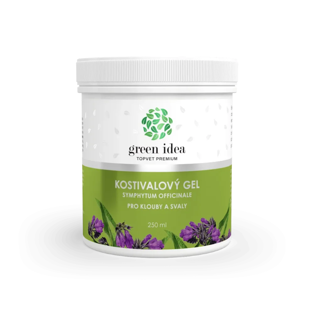 Kostivalový masážní gel 250 ml - Green idea